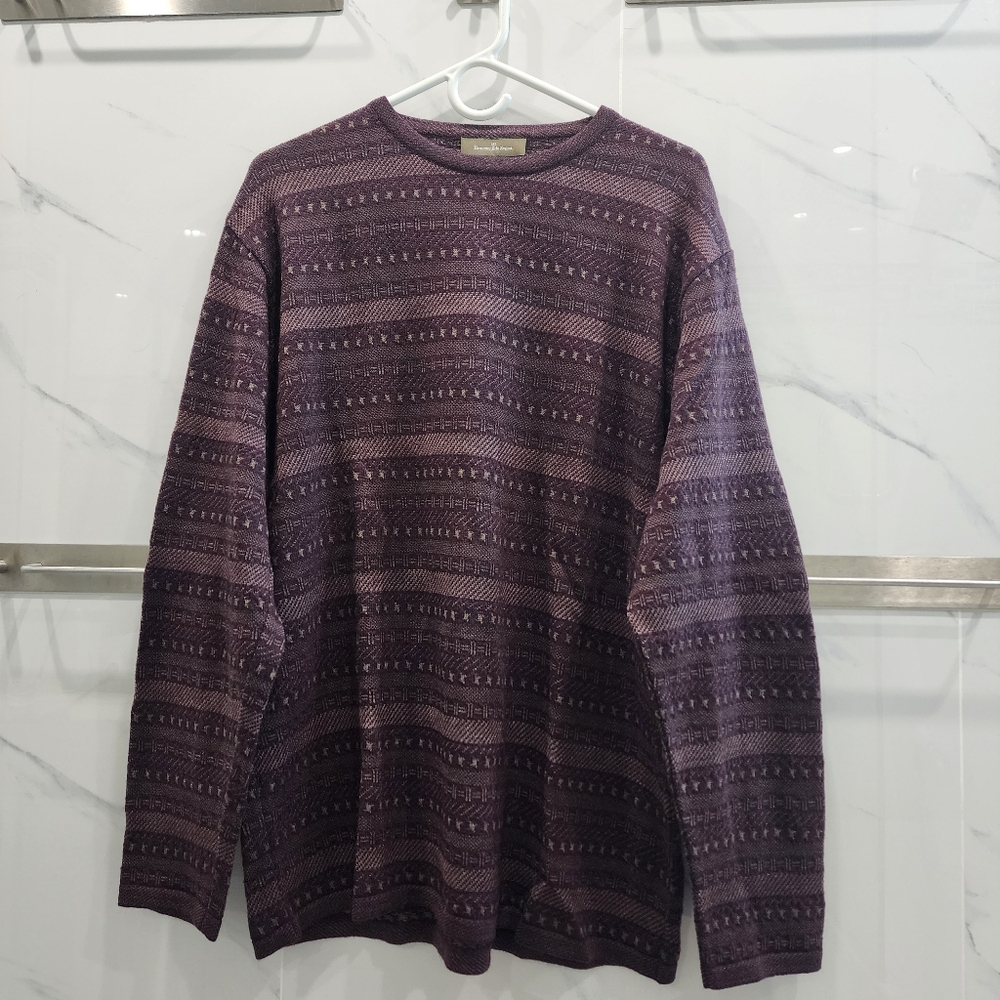Ermenegildo Zegna | Sweater | Men Burgundy Size 52 or Size Large